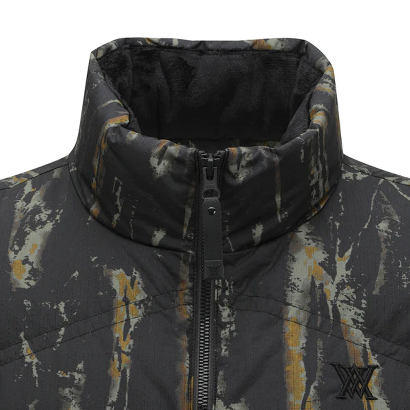 ANEW アニュー MEN WI NEW PATTERN DOWN VEST メンズ ニューパターン