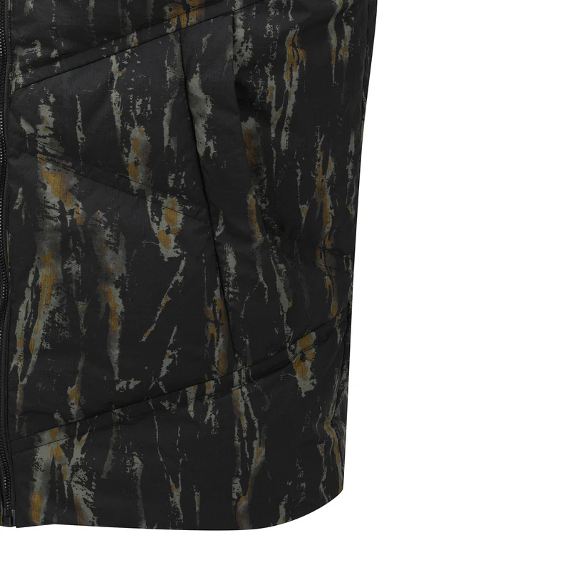 ANEW アニュー MEN WI NEW PATTERN DOWN VEST メンズ ニューパターン