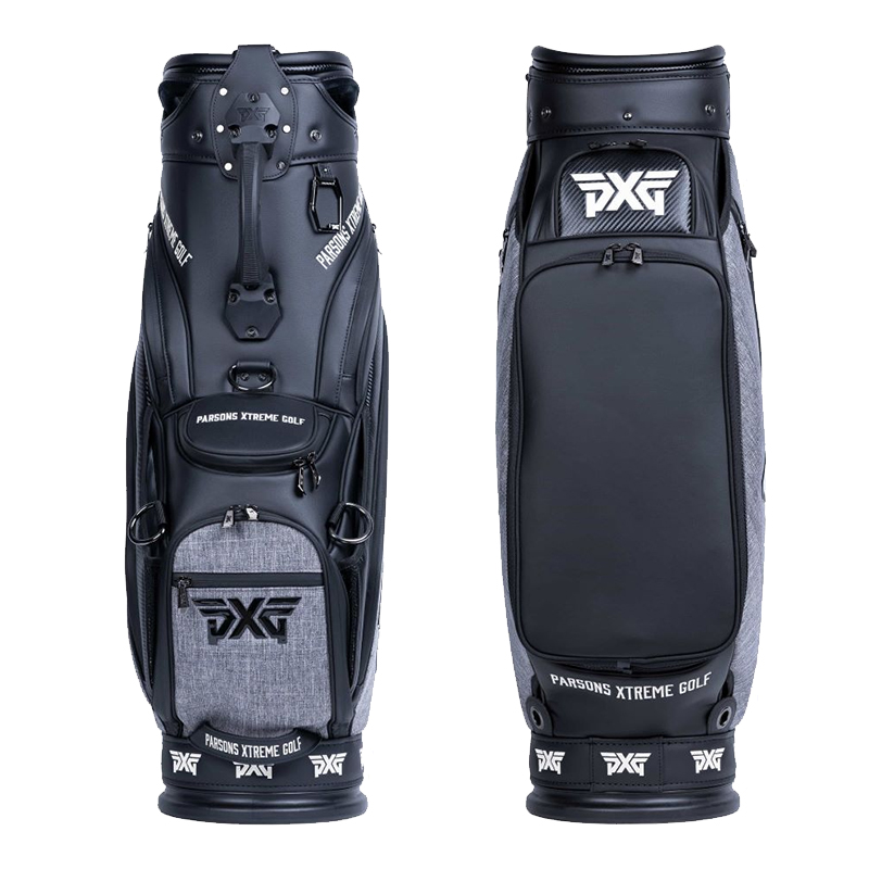 PXG 2022 ツアースタッフバッグ キャディバッグ ヘザーグレー B
