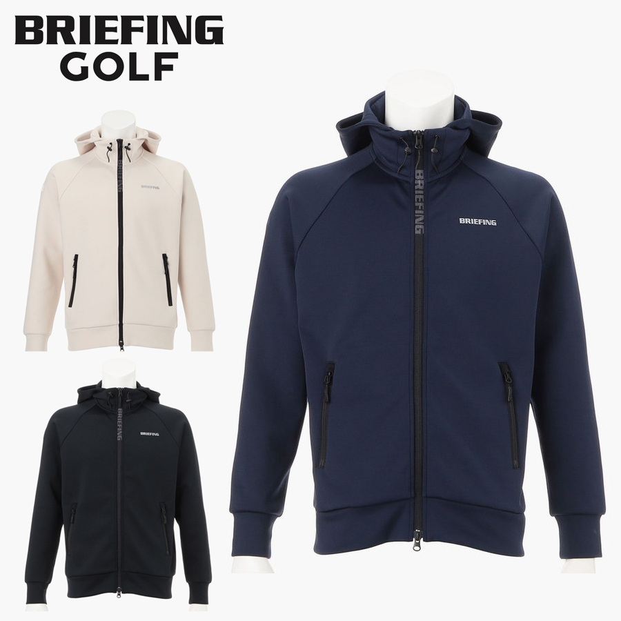 BRIEFING - 【25SS】 MEN'S 3D LOGO HALFZIP TOP / 3Dロゴ