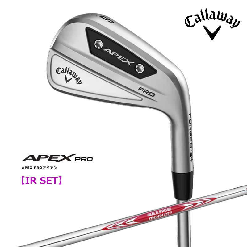 キャロウェイ 2023 APEX PRO アイアン 6本セット(#5-PW）N.S.PRO MODUS Tour3 105 スチールシャフト  日本正規品 数量限定