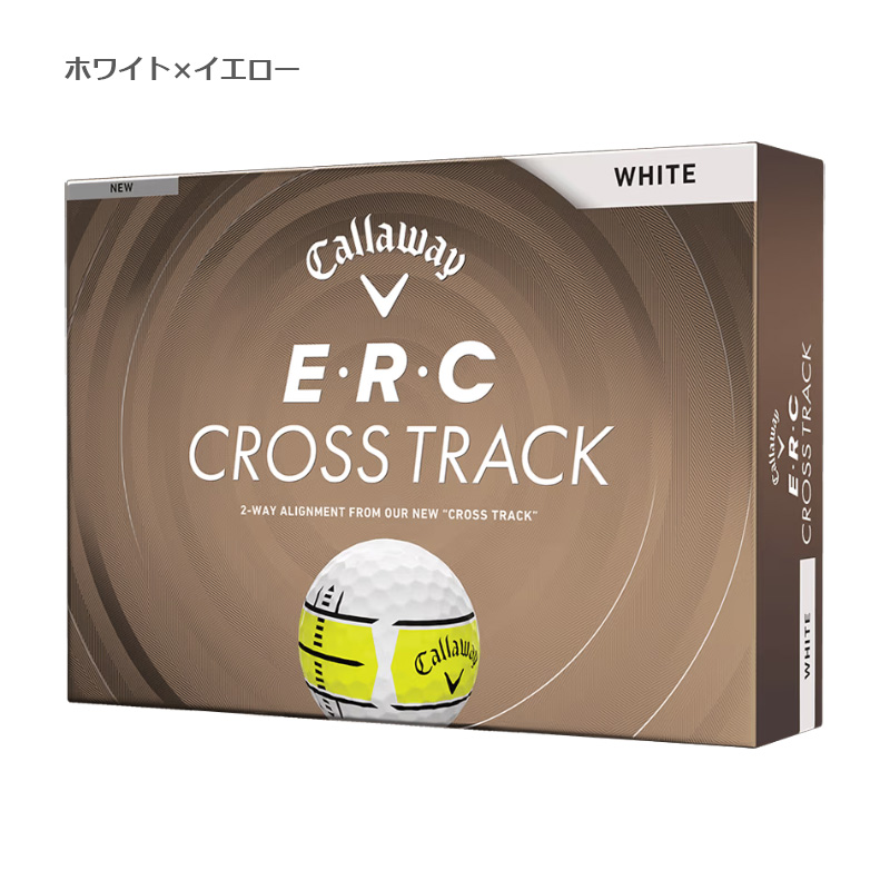 Callaway（キャロウェイ） 2026 E・R・C CROSS TRACK ゴルフボール 1