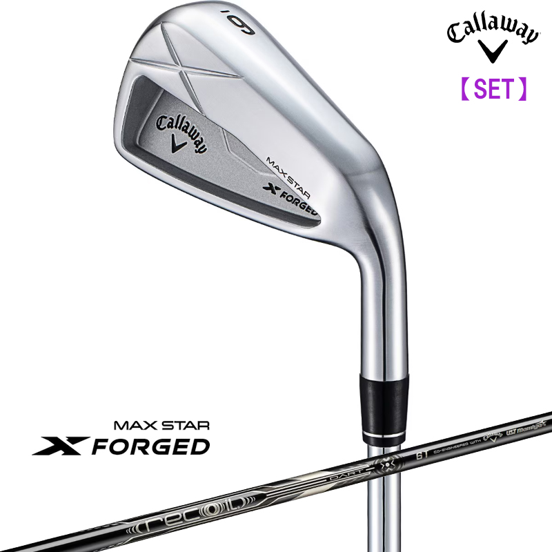 Callaway Golf - キャロウェイ　Ｘ１６アイアン　Ｒ　５〜９，Ｐ，Ａ，Ｓ　パター、３番ウッド　セット Callaway Golf - キャロウェイ X16アイアン R 5〜9，P