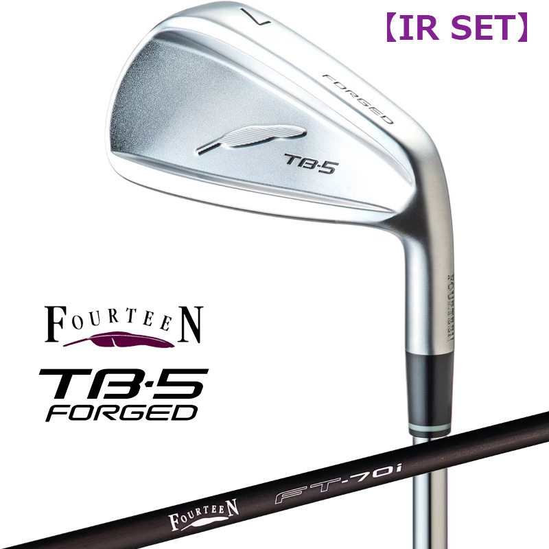 FOURTEEN フォーティーン 2023 TB-5 FORGED アイアン 5本セット(#6-9 