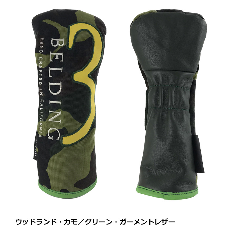BELDING ベルディング ゴルフ サーカ プレミアム ヘッドカバー #3 