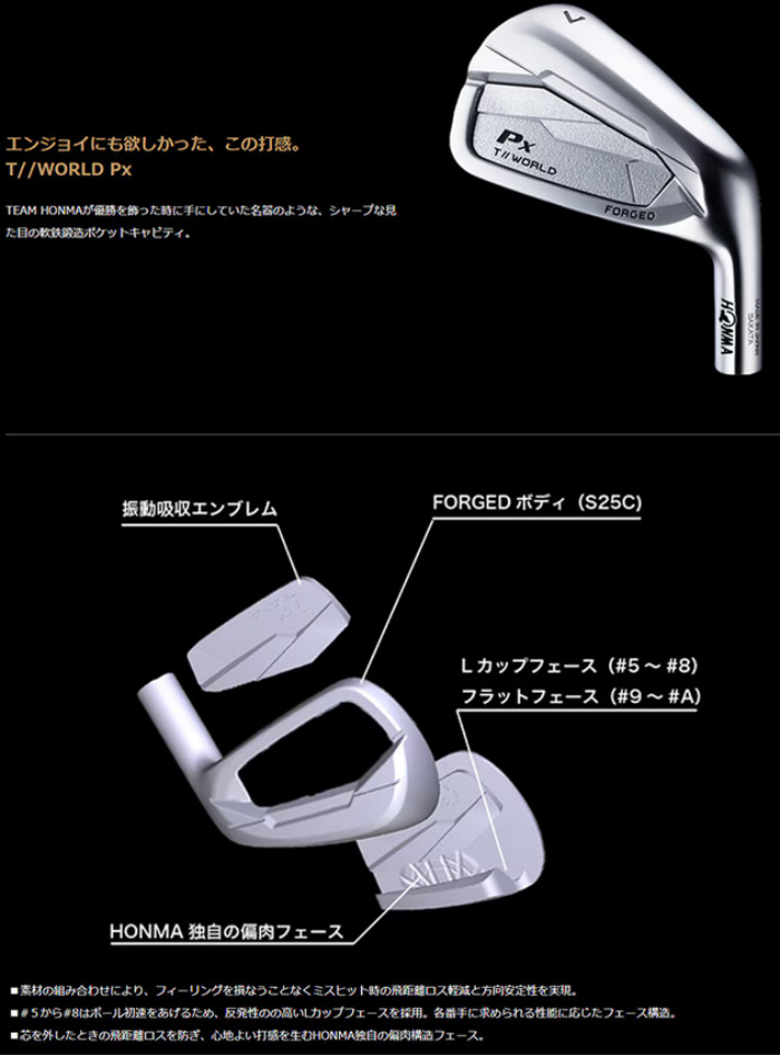HONMA GOLF（本間ゴルフ） ホンマゴルフ 2024 ツアーワールド TW767 Px