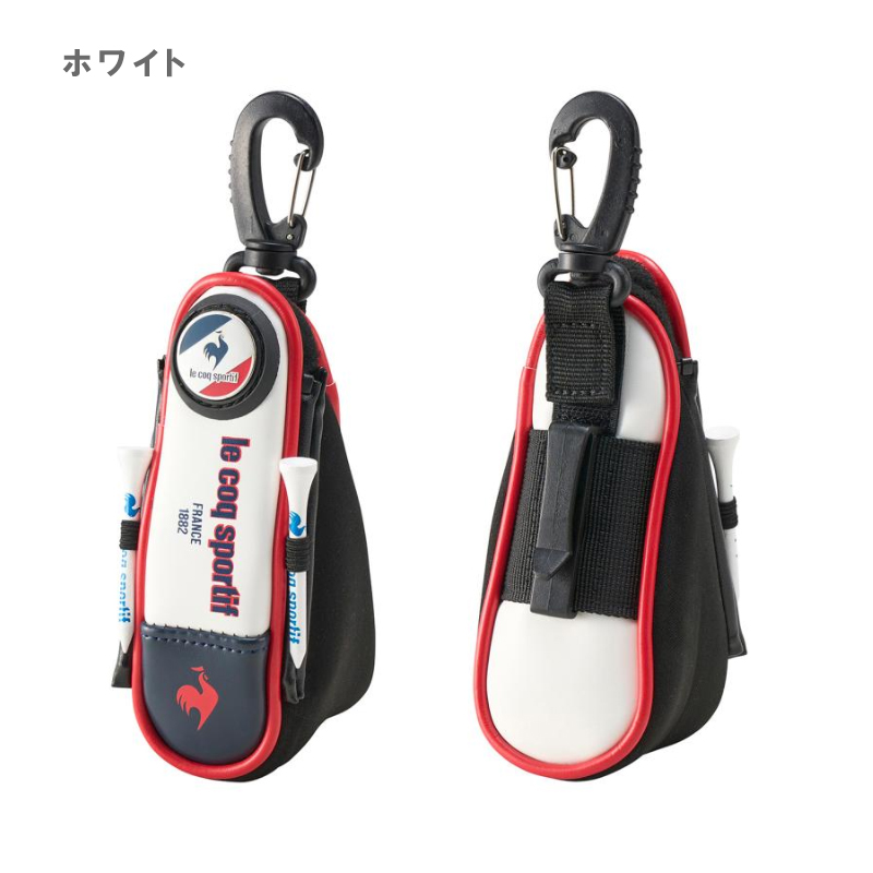 le coq sportif - ゴルフ　ティーホルダー　スカート キャディバッグ カートバッグ ボールケース に le coq sportif GOLF ゴルフボールケース、ティーケース｜ゴルフ