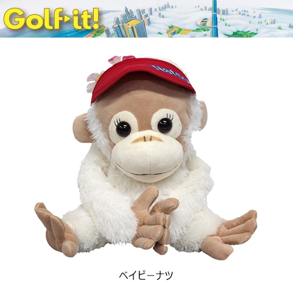 ライト LITE GOLF ゴルフ ヘッドカバー モンキー チンパンジー