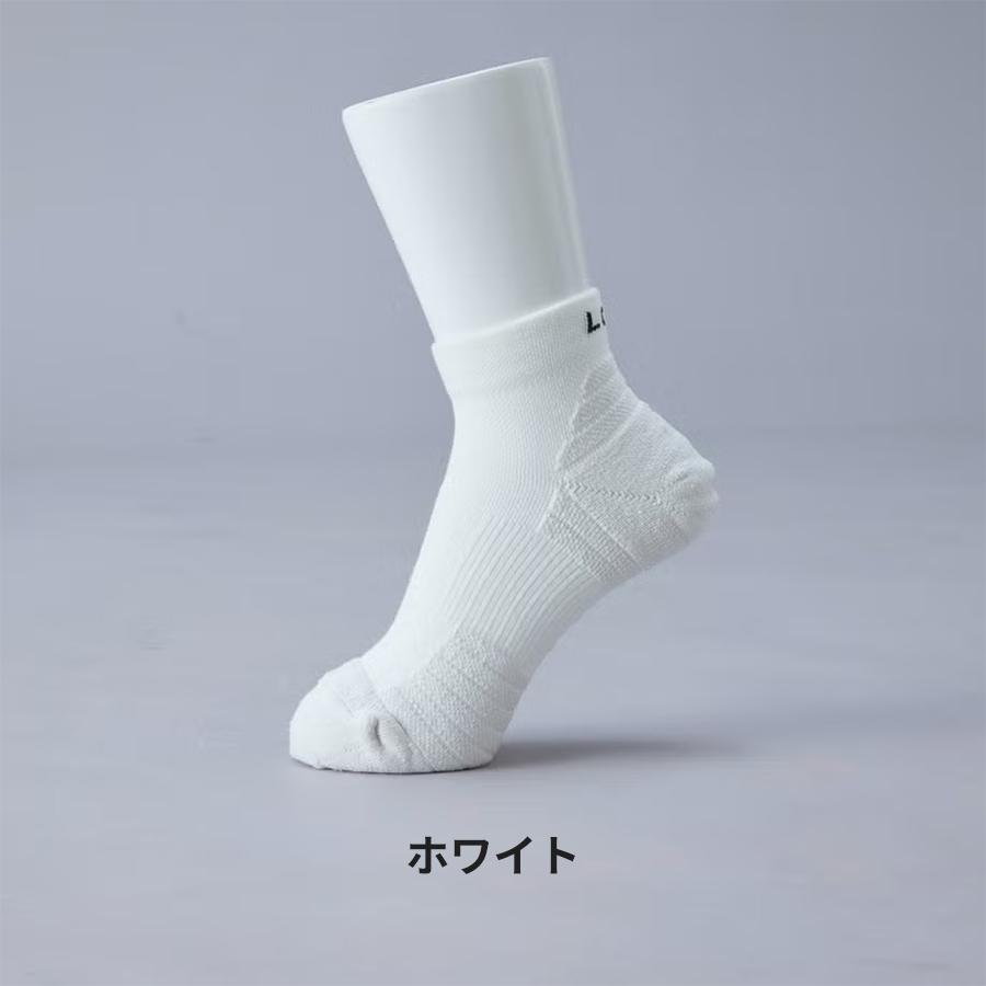 LOIF グリップソックス アンクル 23-25cm/25-27cm 吸水速乾/消臭