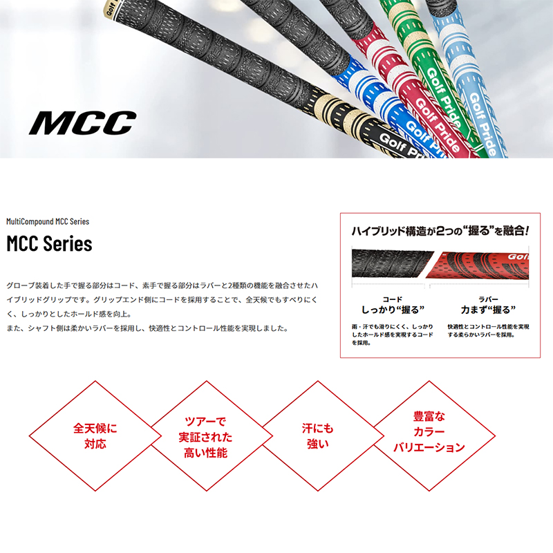 Golf Pride（ゴルフプライド） MCC・TEAMS ・プラス4・スタンダード