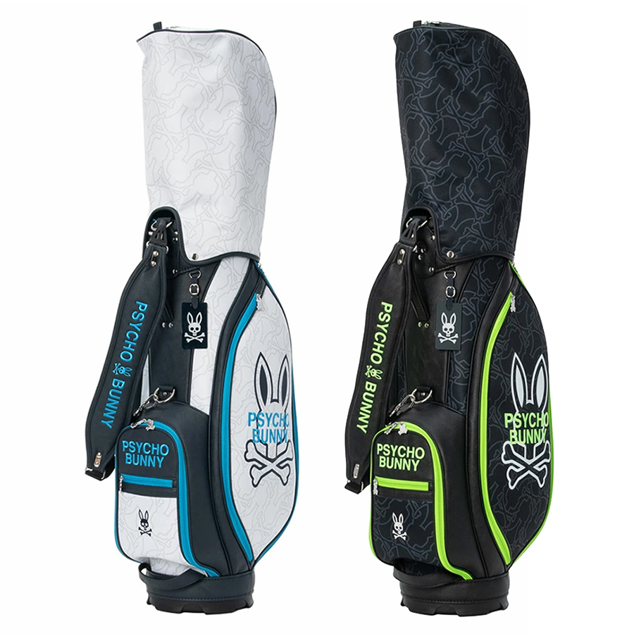 Psycho Bunny/サイコバニー ゴルフ キャディバッグ９型 展示品！ Psycho Bunny（サイコバニー） 【即納】サイコバニー ゴルフ FLAGSHIP