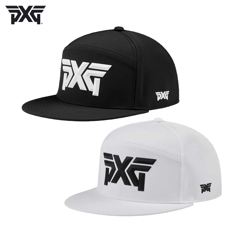 PXG ゴルフ キャンパー フラット ビル スナップバック キャップ H