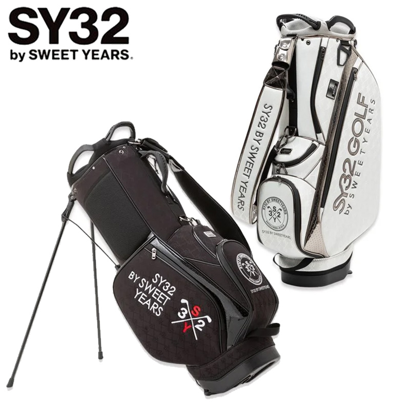 【新品】廃盤品 キャディバッグ SY32 BY SWEET YEARS ホワイト SY32 GOLF by SWEET YEARS キャディバッグ ホワイト