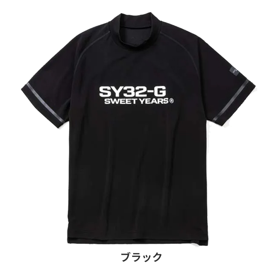 【即納】2025 SY32 GOLF MATTE PONTE ストレッチ モックネックシャツ SYG-25S029 日本正規品 エスワイサーティートゥ ゴルフ SY32 by SWEET YEARS（エスワイサーティトゥバイスィートイヤーズ