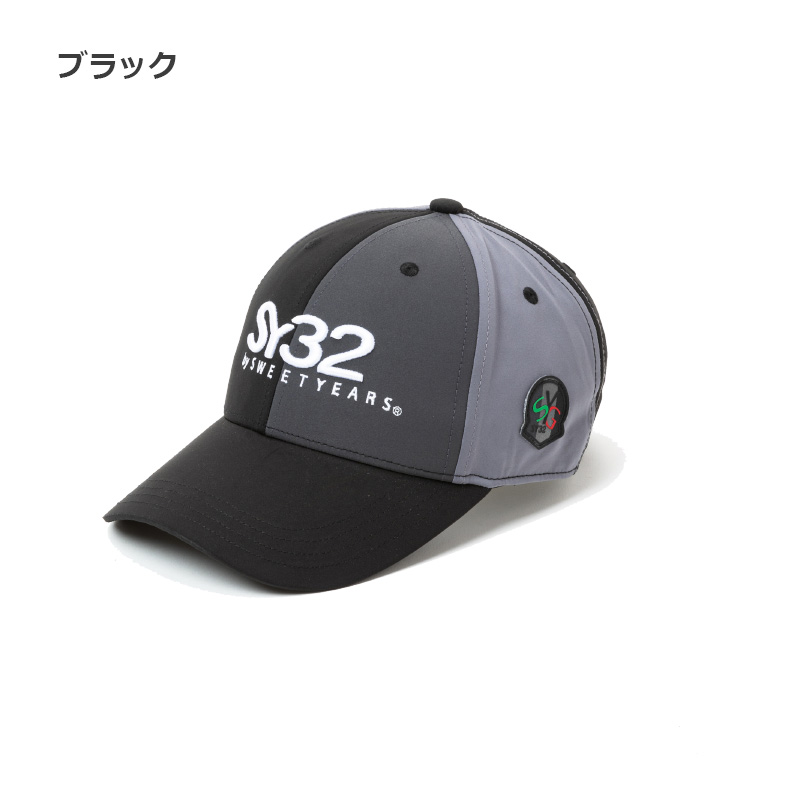 【即納】2025 SY32 GOLF クレージー パネル キャップ ゴルフ 帽子 SYG-25SG01 日本正規品 SY32 by SWEET YEARS（エスワイサーティトゥバイスィートイヤーズ