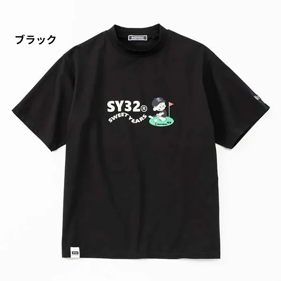 モックネック半袖（SY32 by SWEET YEARS／ゴルフ メンズウエア