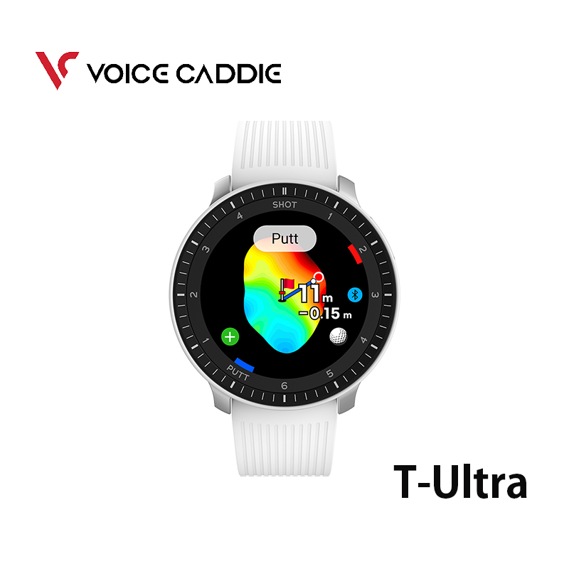 ボイスキャディ T-Ultra Tウルトラ ホワイト ゴルフ 腕時計型 GPS 距離 