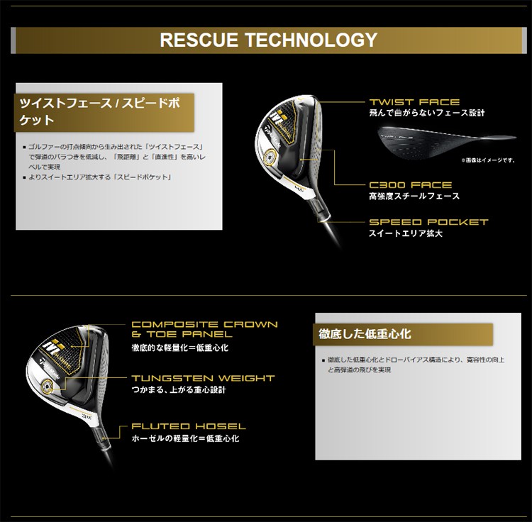 エム ゴルフ テーラーメイド M Evolution Tm 日本正規品 Gloire Shop Speeder ユーティリティ Champ Tm M Gloire Rsq Golf グローレ レスキュー Tm
