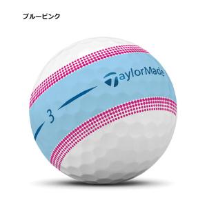 【即納】テーラーメイド 2023 ツアーレスポンス ストライプ ゴルフボール 1ダース(12球) 日...