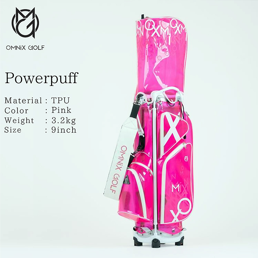 OMNIX GOLF JAPAN ゴルフ カートキャディバッグ Transparent