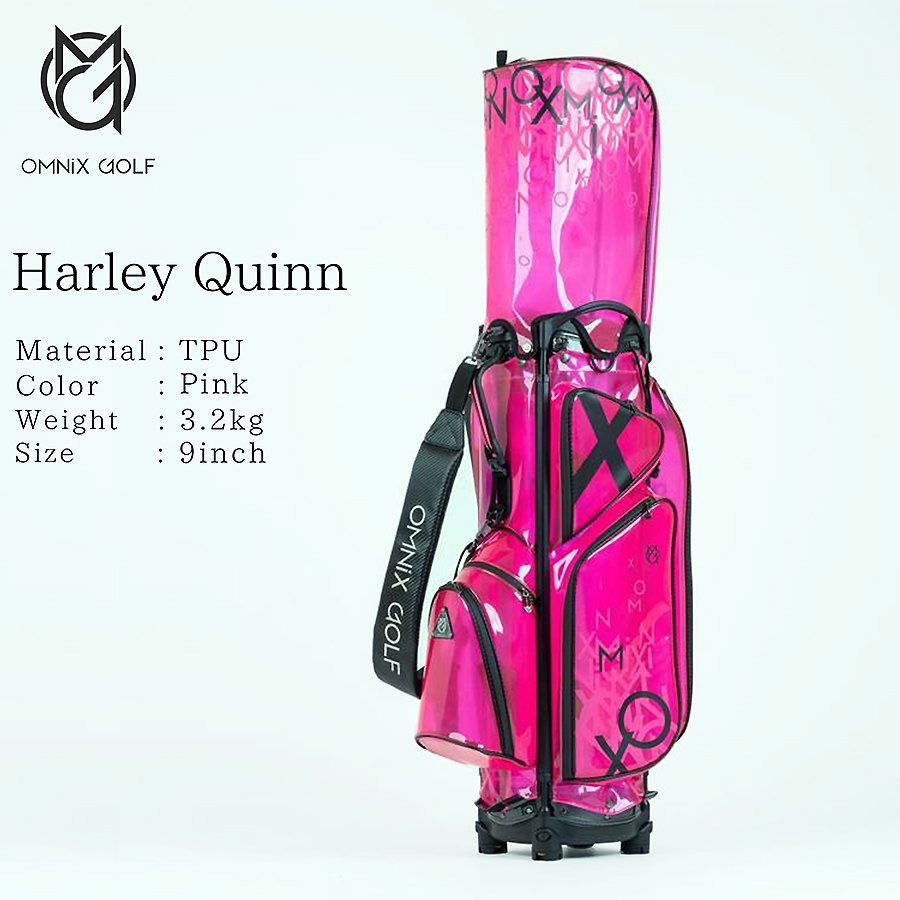 新品未使用 OMNIX GOLF 赤 キャディバッグ OMNiX GOLF（オムニックスゴルフ） オムニックス ゴルフ 9.0型