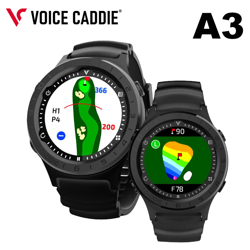 ゴルフGPS距離計　ボイスキャディ A3 VOICE CADDIE ボイスキャディ A3 ゴルフ 腕時計型 GPS 距離計測