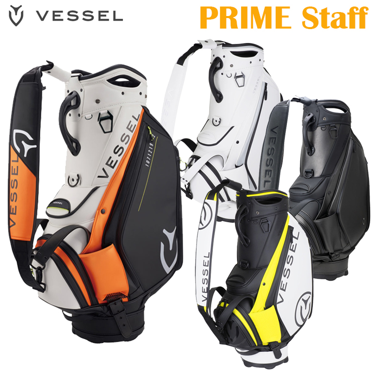 VESSEL ベゼル PRIME Staff キャディバッグ 10型 47インチ対応 ゴルフ