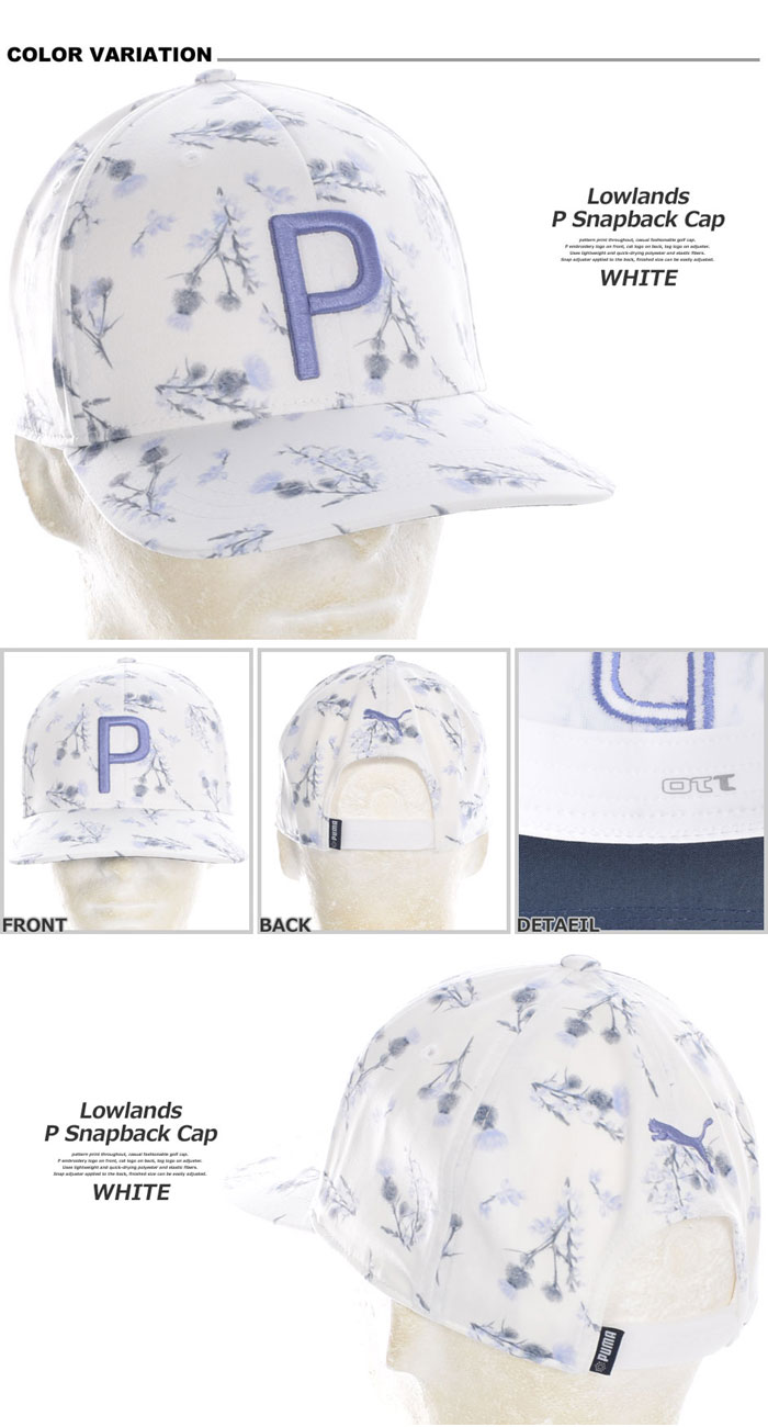 USプーマ コブラ20秋冬新作限定品 Paint P110 キャップ 新品青刺繍 PUMA （超お買い得キャップ）プーマ Puma ゴルフキャップ ゴルフ