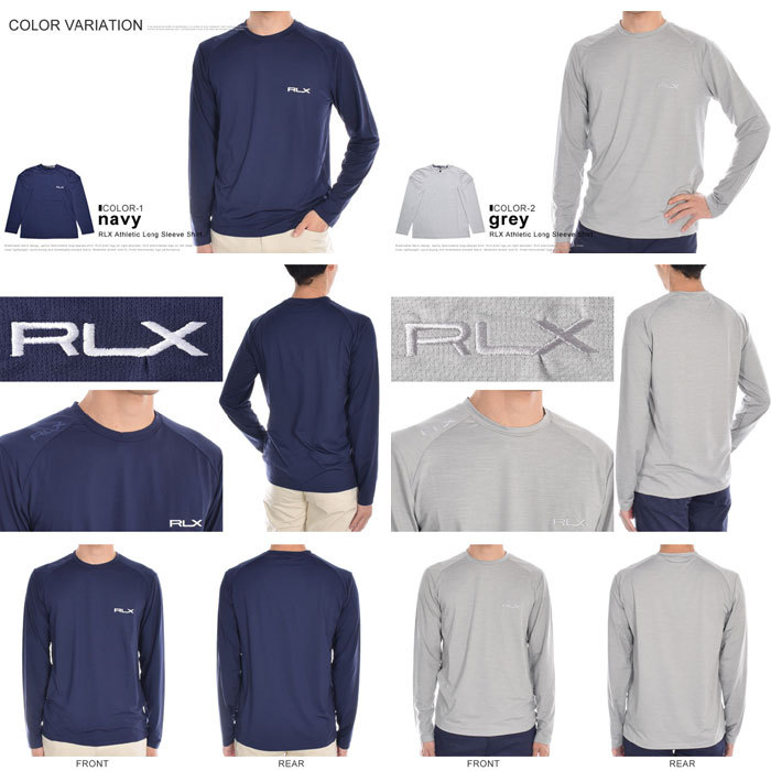 RLX ネイビー 長袖ポロシャツ　Mサイズ 785833339-sm2.jpg