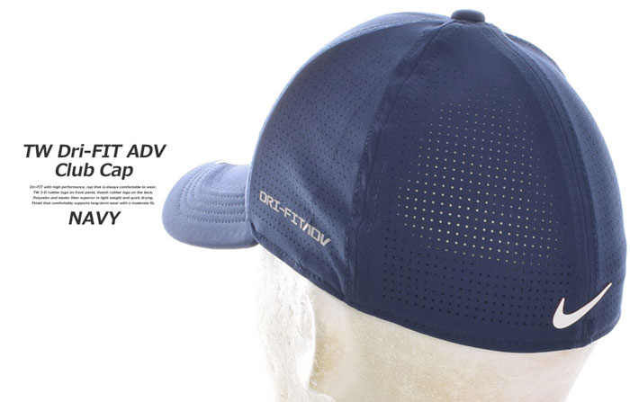 NIKE ナイキTWモデル Nike ゴルフキャップ Dri-FIT ADV クラブ
