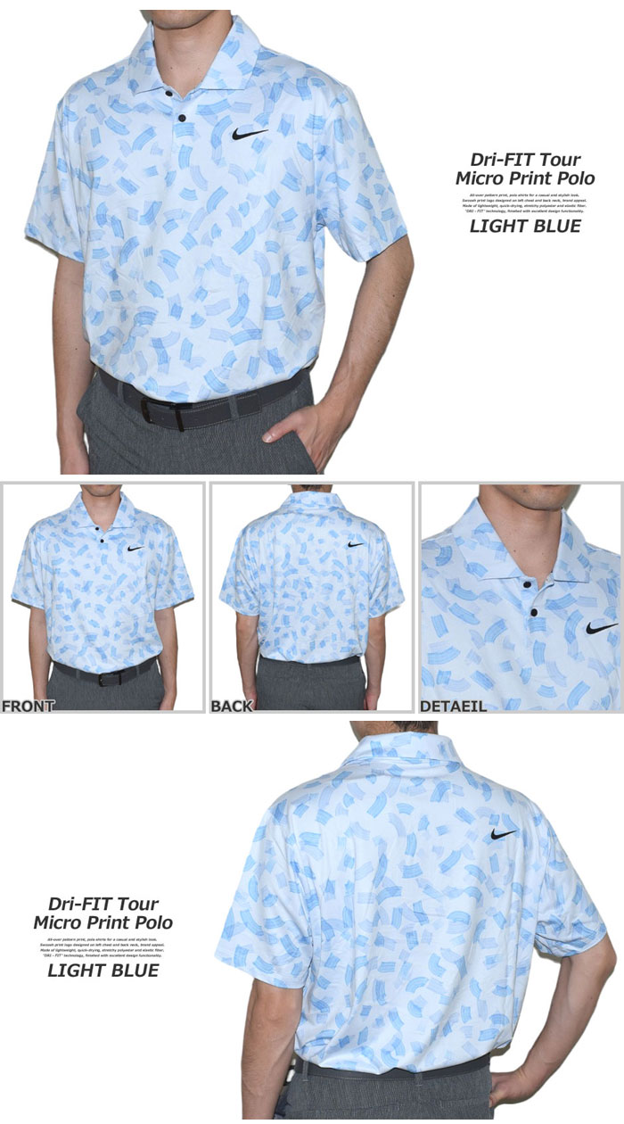 NIKE ナイキ Nike ゴルフ ポロシャツ Dri-FIT ツアー マイクロ