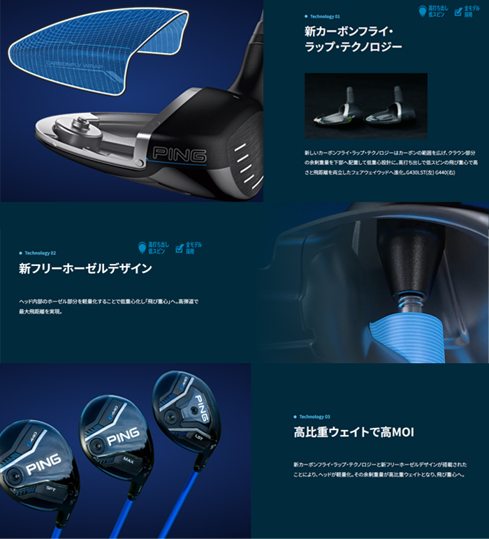 PING（ピン） G440 MAXフェアウェイウッド FUJIKURA VENTUS TR BLACK