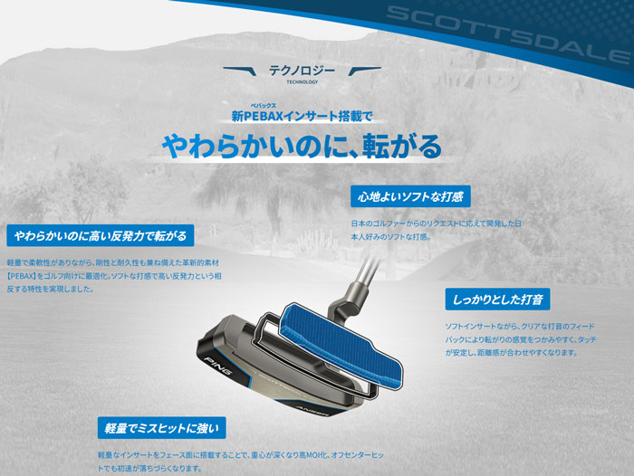 PING（ピン） PING SCOTTSDALE PUTER DS72 スコッツデール パター