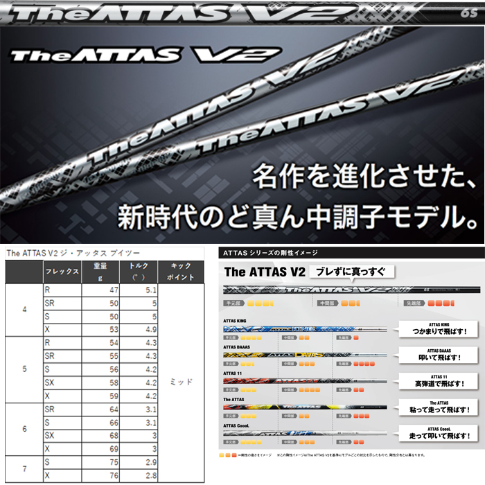 PING（ピン） G440 MAXドライバーTHE ATTAS V2 UST MAMIYA オプション