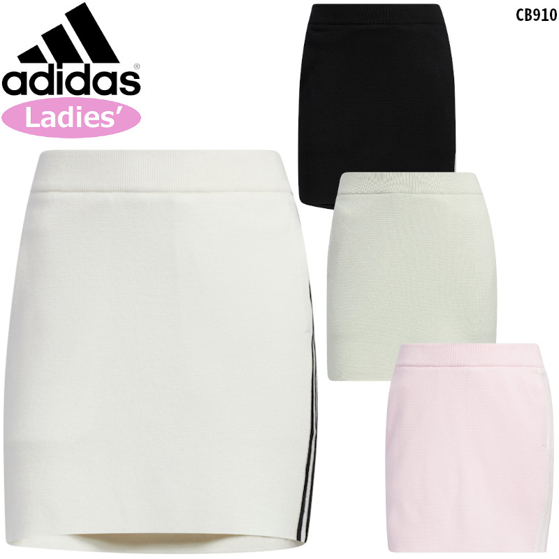 adidas Golf Three Stripes Knit Skirt Womans Bottoms 2022AW