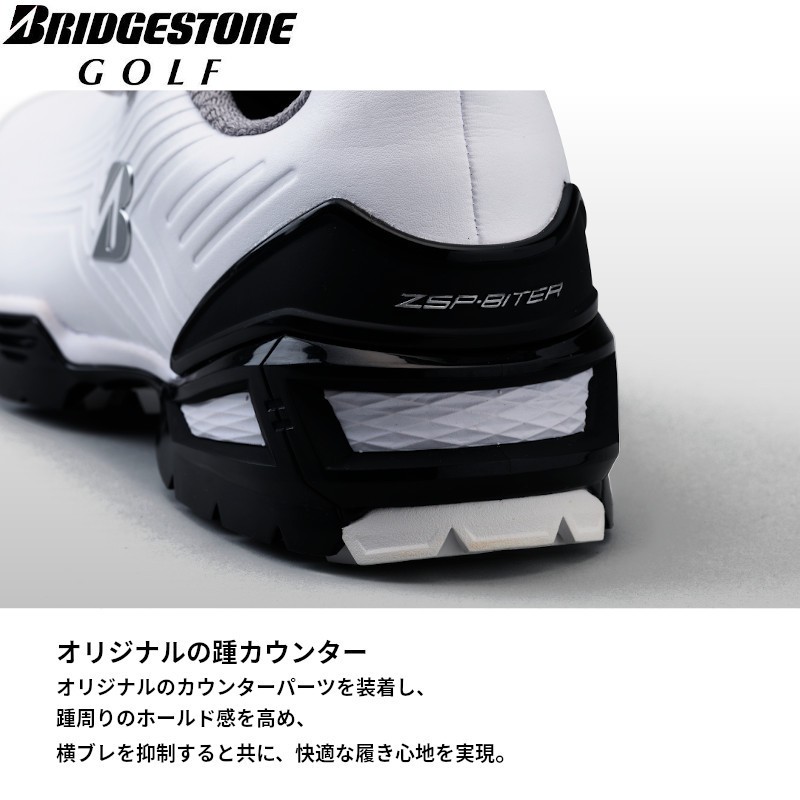 Bridgestone Golf Golf Shoes TOUR B ZERO-SPIKE-BITER TOUR Spikeless