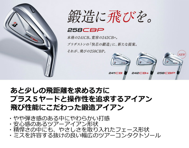 BRIDGESTONE（ブリヂストン） ブリヂストンゴルフ 258CBP アイアン 6本