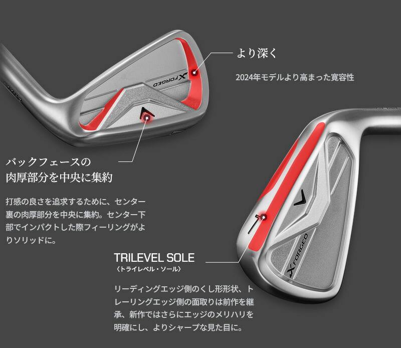 Callaway Xフォージド アイアンセット 4番〜 P DGS200 Callaway（キャロウェイ） Xフォージド アイアン 5本セット（I#6〜PW