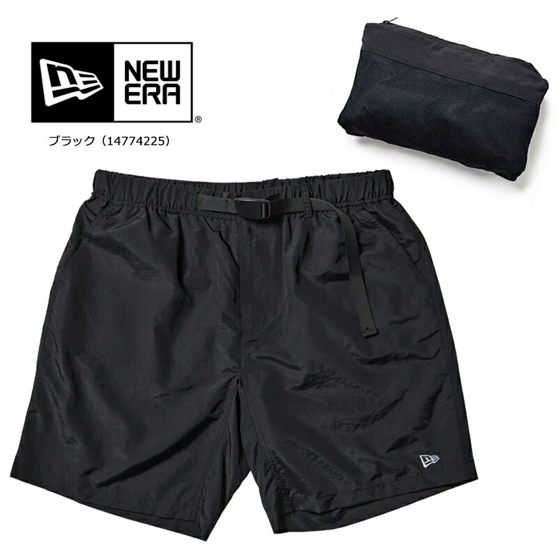 L 9350円 最安値 ニューエラ ショートパンツ NEW ERA（ニューエラ） ウェブベルト ショートパンツ ブラック 2026春
