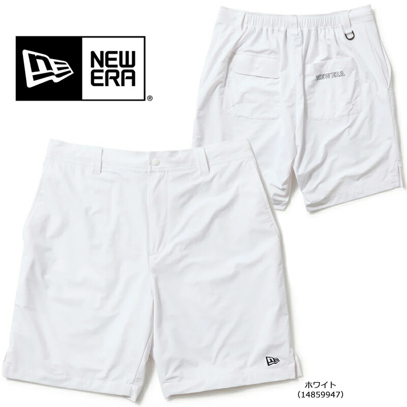 NEWERAゴルフ新作未使用Mサイズ　ホワイトショートパンツ NEW ERA（ニューエラ） ゴルフ ショートパンツ Turf & Surf Shorts