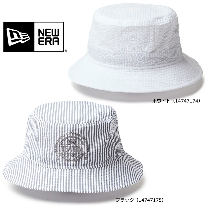 NEW ERA（ニューエラ） ゴルフ バケット01 Seersucker 2026春夏 帽子