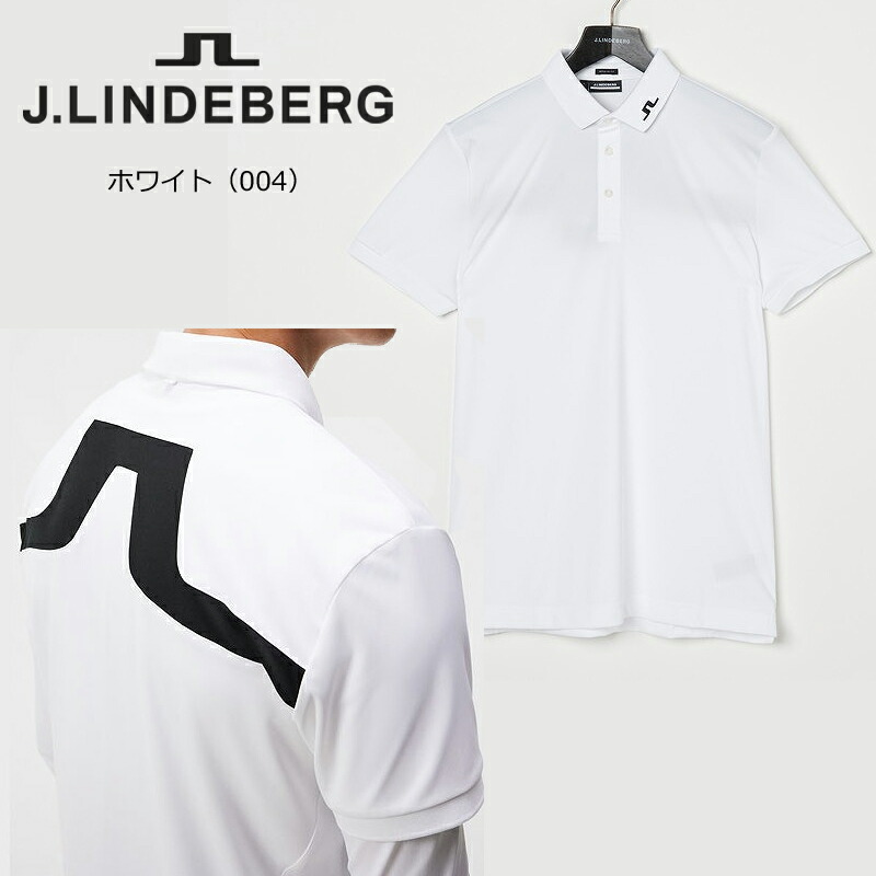 （セール）ジェイリンドバーグ ゴルフ バックブリッジ ポロ（071-29842）2023秋冬 メンズ 半袖ポロシャツ