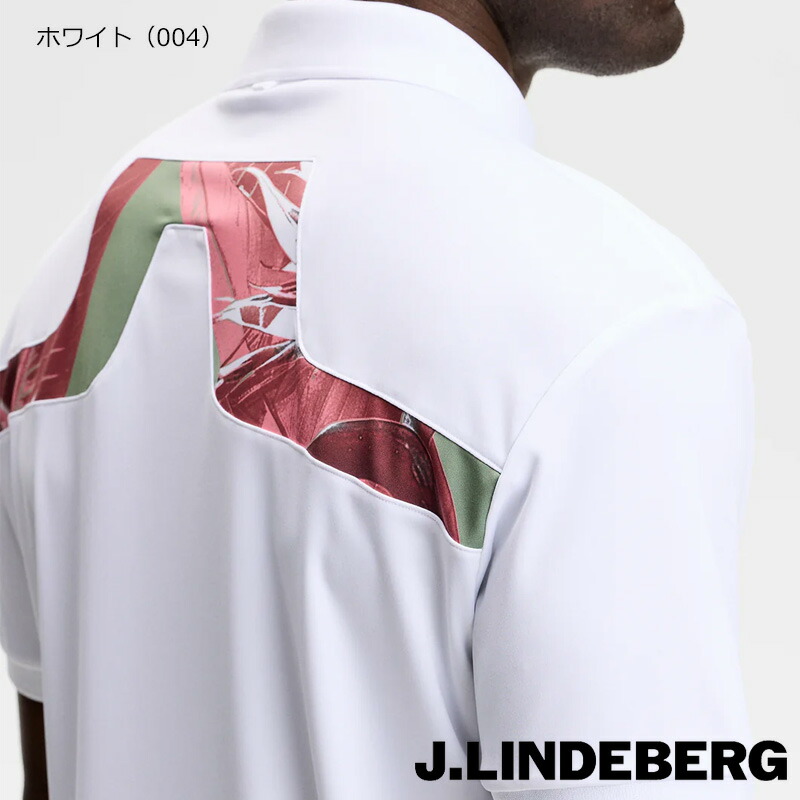 ジェイリンドバーグ ゴルフ KV Print Polo（071-25243）2026春夏 半袖