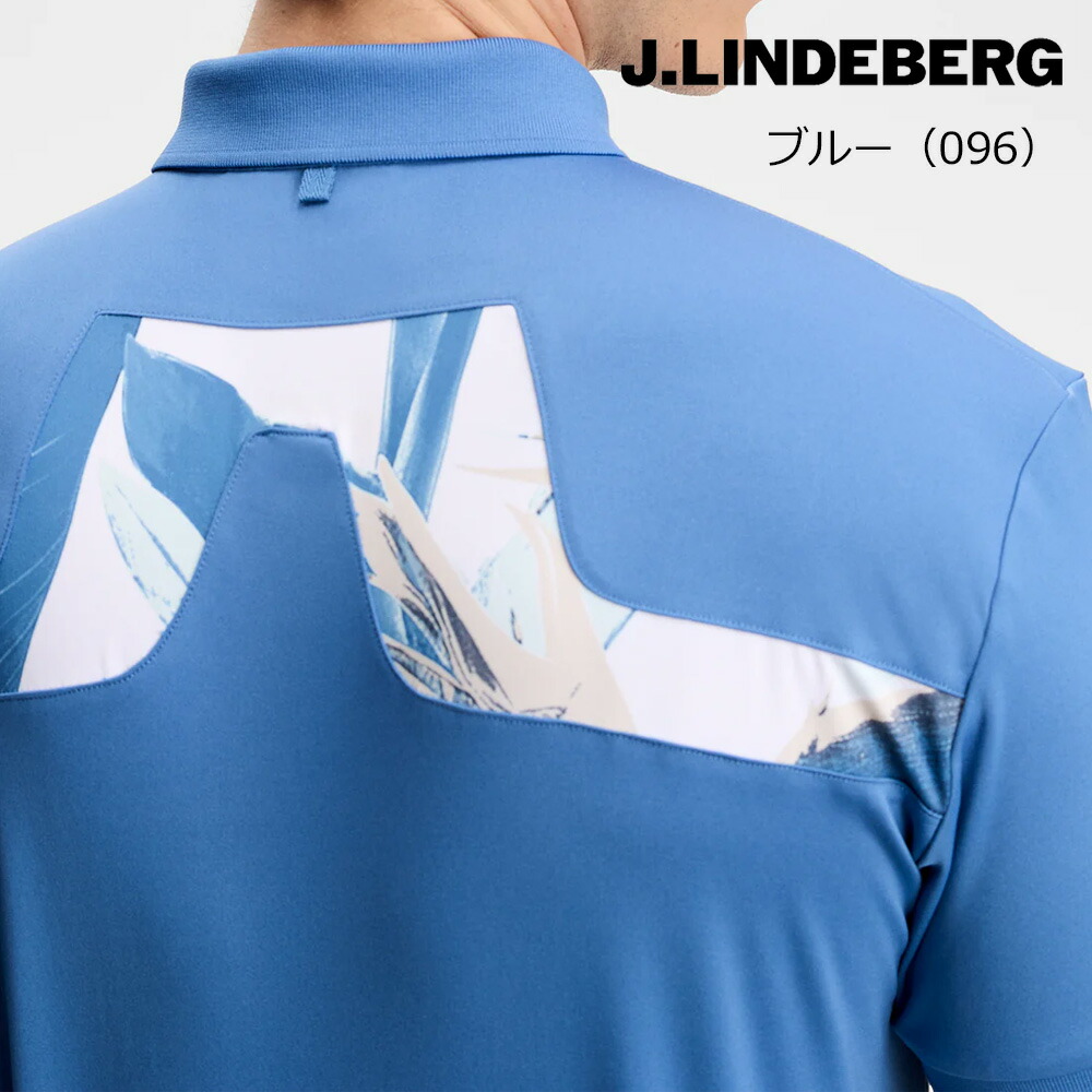 ジェイリンドバーグ ゴルフ KV Print Polo（071-25243）2026春夏 半袖