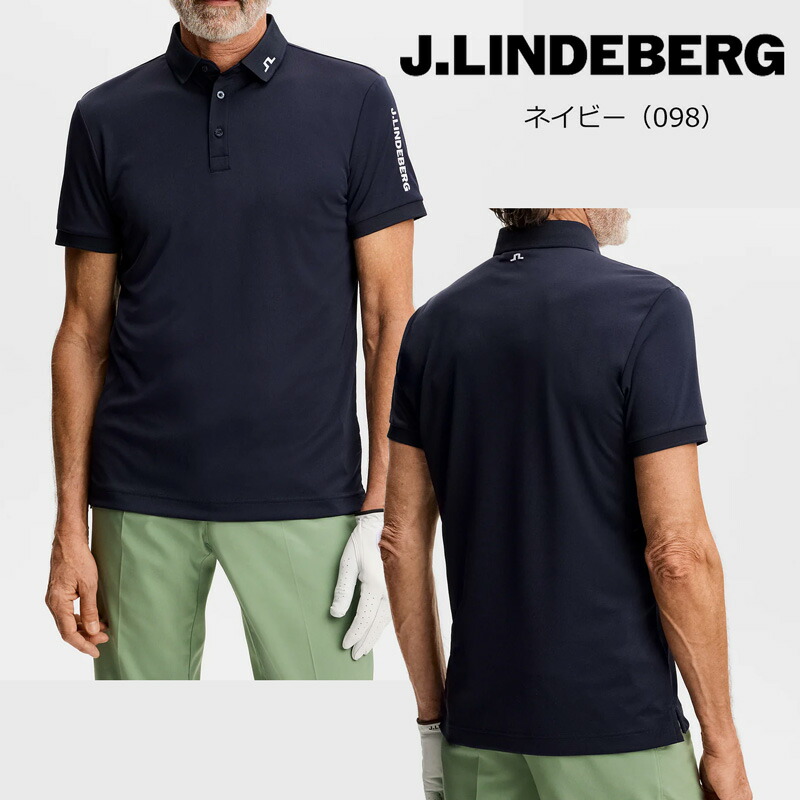 ジェイリンドバーグ ゴルフ Tour Tech Slim Fit Polo（071-25241）2026