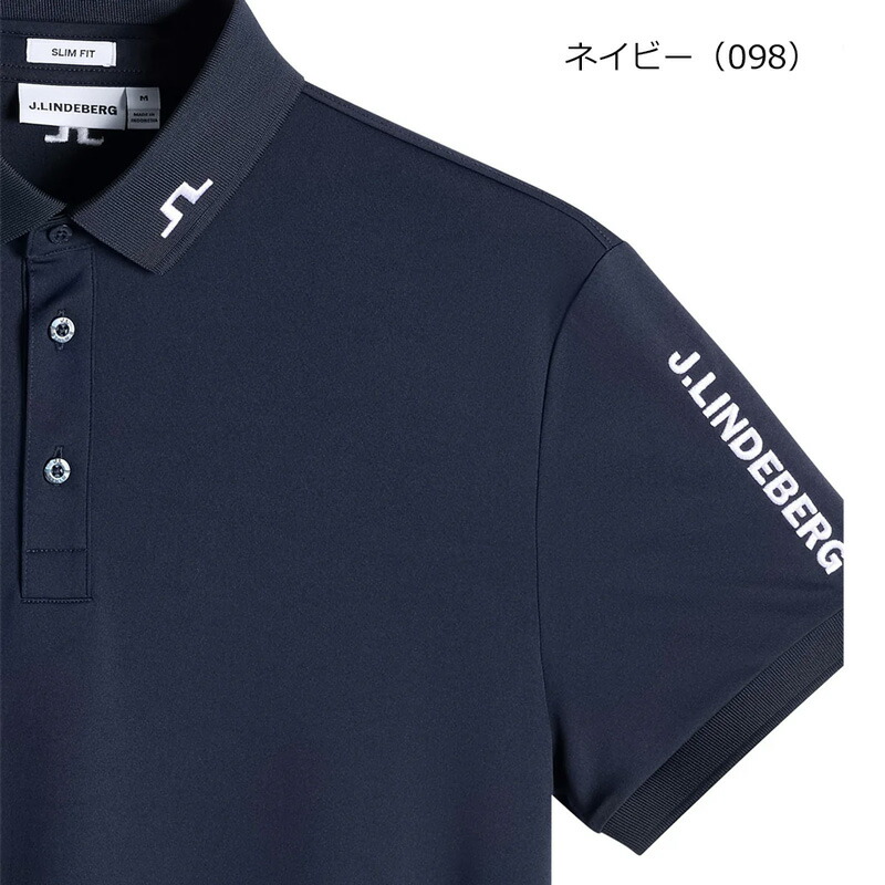 ジェイリンドバーグ ゴルフ Tour Tech Slim Fit Polo（071-25241）2026