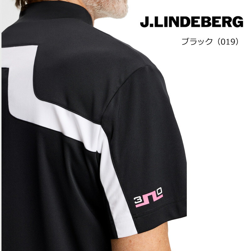 ジェイリンドバーグ ゴルフ 30th anniversary 半袖ハイネックシャツ