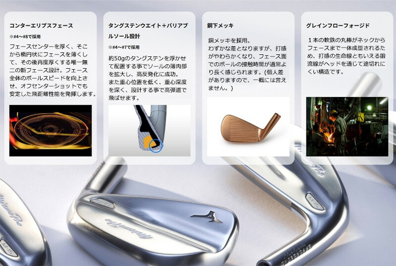 MIZUNO（ミズノ） Mizuno Pro M-15 アイアン 6本セット（#5-9、PW