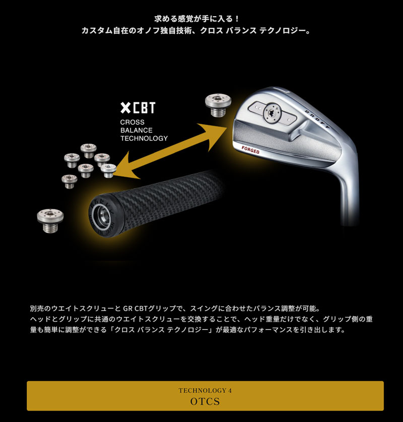 ONOFF FORGED アイアンセット 6本セット ONOFF（オノフ） フォージド アイアンセット クロ（#6-PW 5本セット