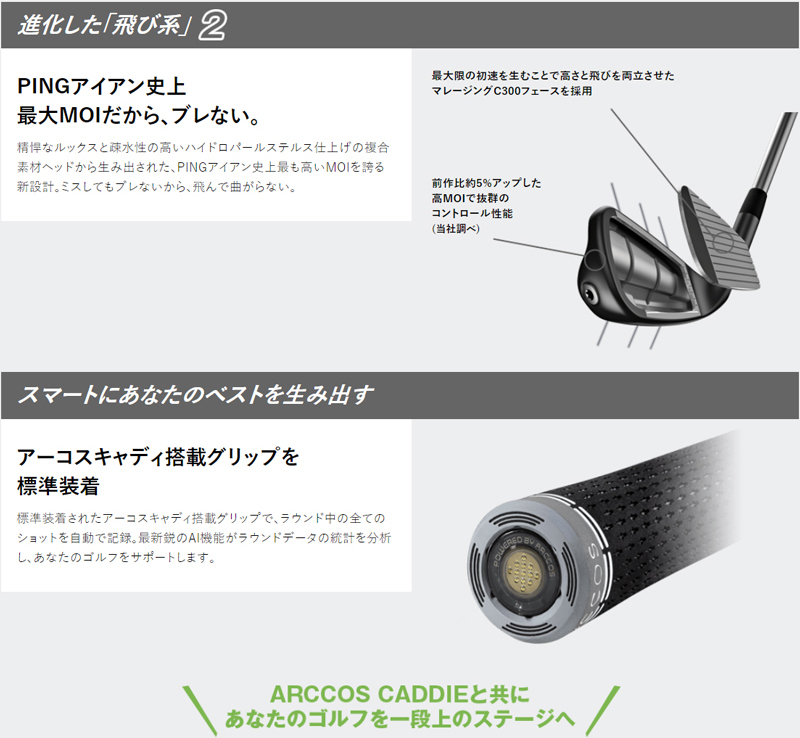 人気格安 （日本仕様正規品）ピン 950GH neo スチールシャフト（標準スペック） ゴルフギアサージ - 通販 - PayPayモール PING G710 アイアン 5本セット（#6〜9、PW）N.S.PRO 在庫正規品